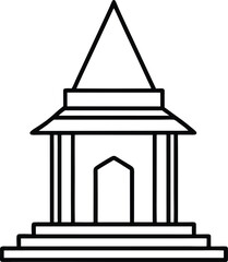 Detailed Line Drawing of an Ant Entomology Illustration