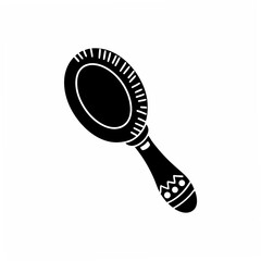 creative Silhouette simple Magnifying Glass Vector Illustration 