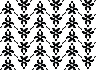 Geometric seamless damask pattern. Floral Wallpaper.