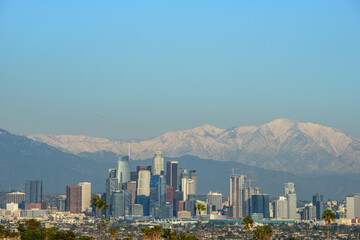 Downtown Los Angeles at sunny day	