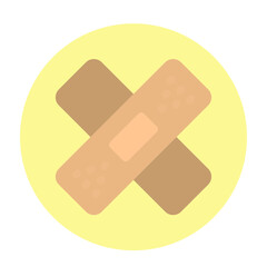 Bandage Vector Flat Icon Design