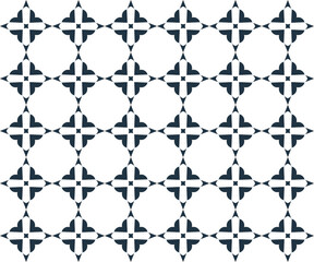 Geometric Abstract Shapes Seamless Pattern.