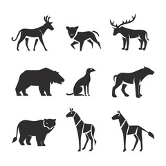 animal image set vector  