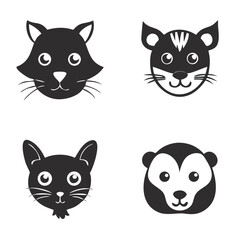 animal image set vector  