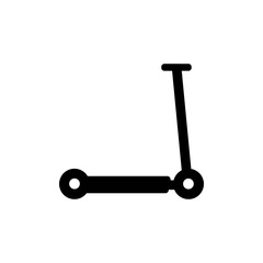 Scooter icon on white background. Vector illustration.