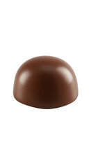 Isolated Transparent Background of Delicious Brown Chocolate Bonbon