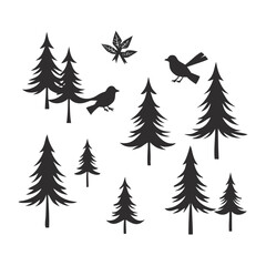 Obraz premium tree image set 