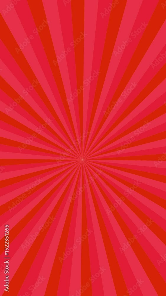 Poster geometrical ray burst background - seamless loop animation