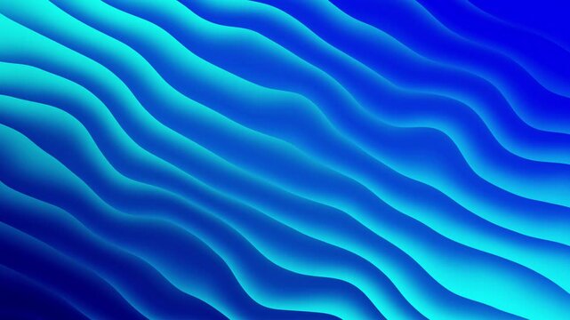 Abstract background with blue and turquoise waves. Suitable for designs needing calming, ocean inspired visuals such as websites or marketing materials.