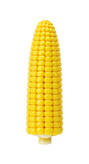 Isolated Transparent Fresh Yellow Corn on Cob Vegetable and Grain