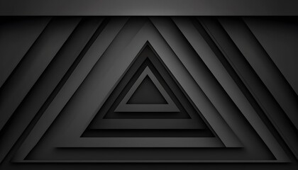 Layered triangle design in dark gray.