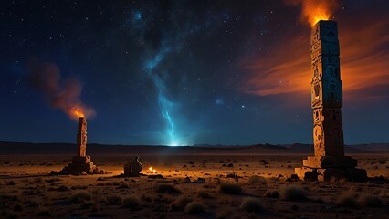fire in the sky