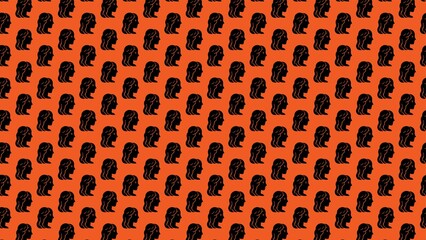 Vector seamless astrology zodiac rashi pattern 