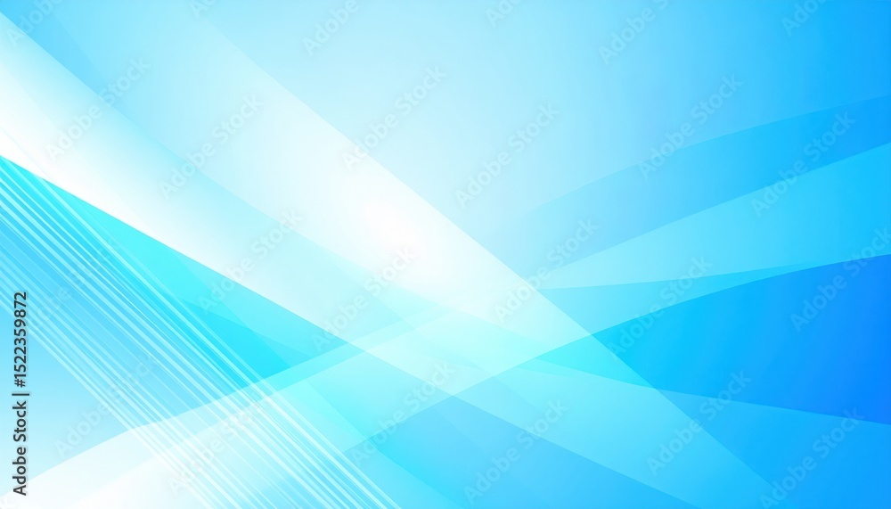 Aufkleber dynamic abstract blue background with soft waves digital art modern design creative environment aeri