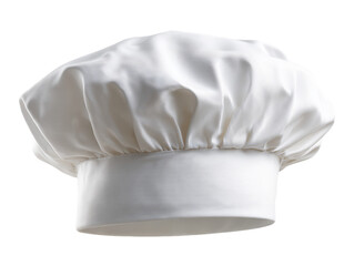 White Chef Hat on Transparent Background, PNG