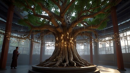 the sun and the tree