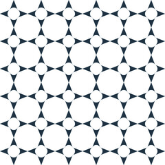 Geometric Circles Seamless Pattern.