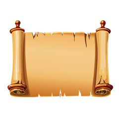 scroll of parchment vector history graphic design