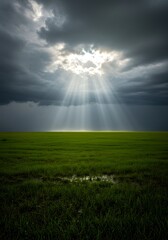 Hope Breaking Through Storm Clouds