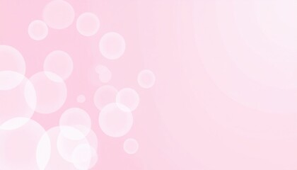 Soft pink background with bokeh effects abstract design digital art calm environment artistic viewpoint
