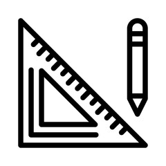 ruler line icon
