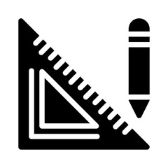 ruler glyph icon