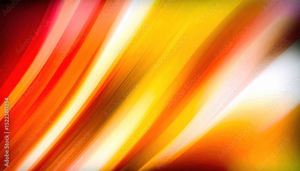 Poster dynamic abstract waves in vivid colors digital art modern environment close-up view visual concept f