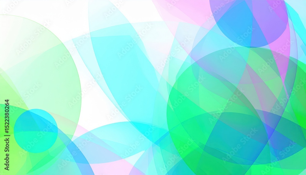 Poster colorful abstract shapes displaying vibrant patterns digital art creative design bright environment 