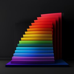 **An Infographic-Style Display Of Primary Color Blending Resulting In Secondary And Tertiary Colors, Shown With Precise Color Swatches And Clear Gradients, Targeted For Educational Content Creators. -