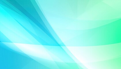 Dynamic abstract design featuring blue and green waves digital art modern aesthetic minimalist style