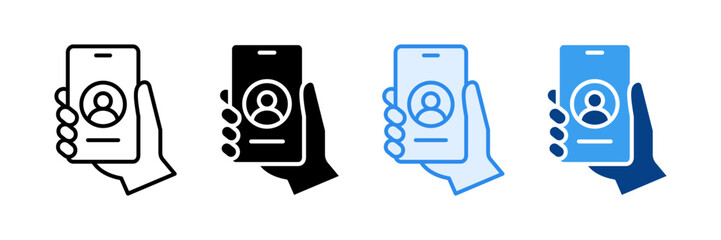 Video Call Icon Set Multiple Style Collection