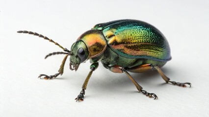 Fototapeta premium Flea Beetle on studio background