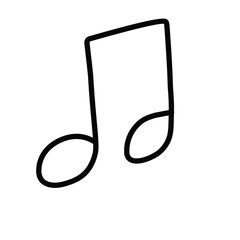 treble clef icon melody