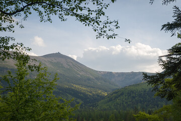 Sniezka Mountain Peak with Observatory, Karkonosze National Park, Poland