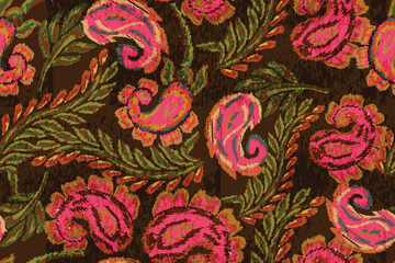 abstract floral pattern