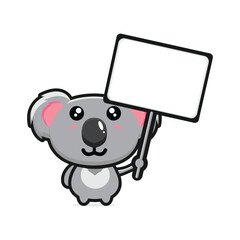 Koala showing cartoon free vector eps, cdr, ai, svg vector illustration graphic art