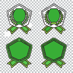 Luxury Golden Award Badges Vector Set – Premium Quality Seals and Elegant Emblems