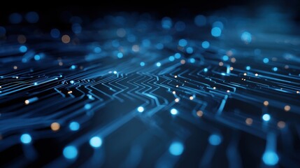 Fototapeta premium Abstract futuristic technology background circuit board