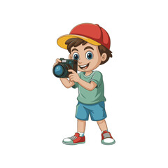 boy with camera