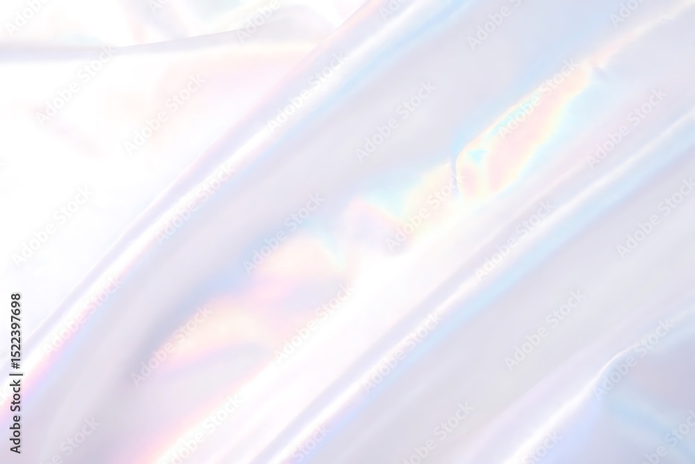 Poster iridescent fabric texture with subtle rainbow reflections abstract background for creative design an
