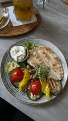 fish with vegetables