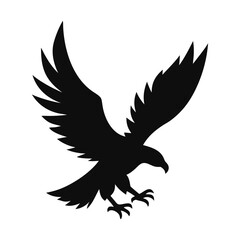 Eagle silhouette, Animal silhouette, Animal eagle