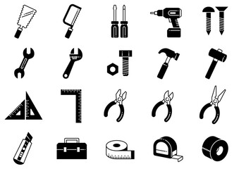 Obraz premium 工具アイコン02 Tool icons