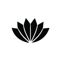 Elegant Lotus Flower Design Simple, Minimalist Vector Illustration