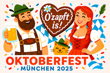 Fototapeta premium O'zapft is! Oktoberfest Kickoff