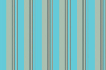 Obraz premium Styling vertical textile background, place vector fabric pattern. Wealth seamless lines texture stripe in orange and cyan colors.
