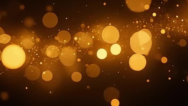 luxury background, gold bokeh, black bokeh, 4K background, ultra HD bokeh, seamless loop background, elegant gold particles, cinematic background, abstract dreamy loop, floating particles video, 