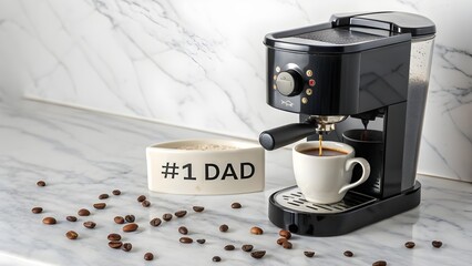 Capturing the warmth of Dad s love with a perfect morning brew celebrating Father s Day and creating cherished moments