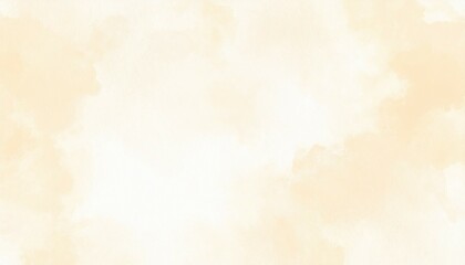 Obraz premium Watercolor painting light cream water effect background