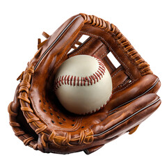 PNG Baseball Glove and Ball Classic American Sport against transparent Background